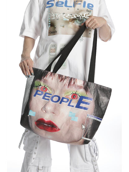 Dupont Paper Y2K Large Tote Bag【s0000016283】