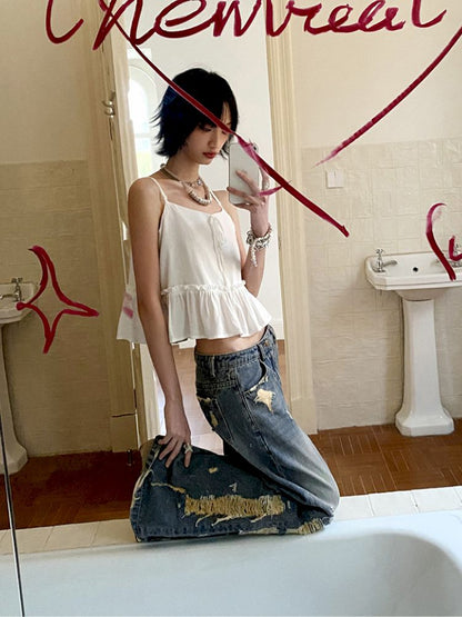 Pure white strapless tops【s0000012956】