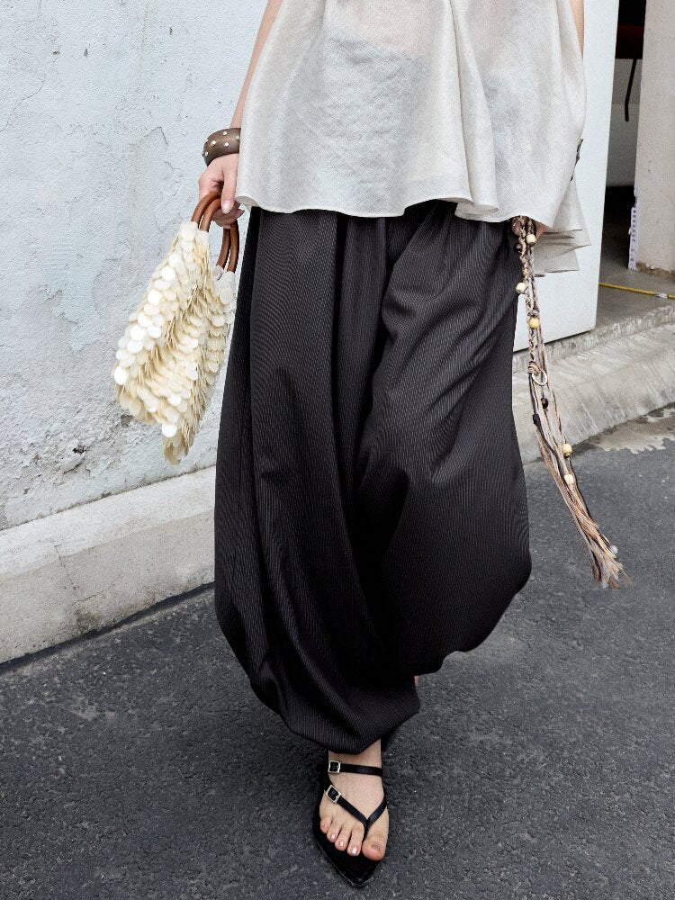 Nomad Relaxed Striped Balloon Pants【s0000016872】