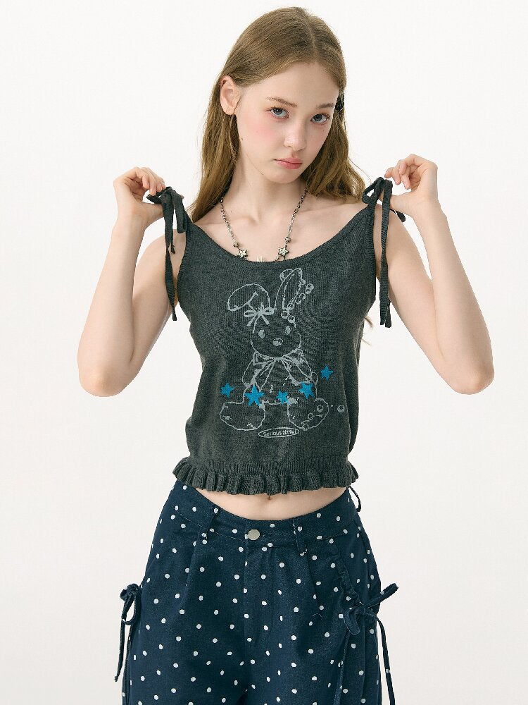 Summer Playful Rabbit Camisole【s0000017161】
