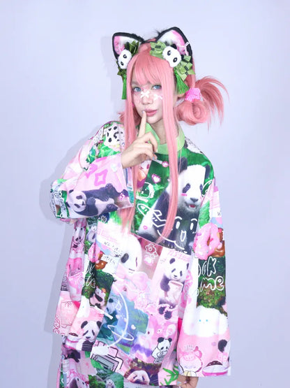 Cartoon Plush Panda Hairband Headpiece Accessory【s0000013978】