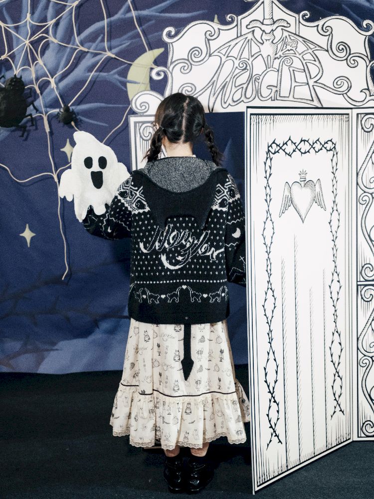 Cat Ears Devil's Tail Cardigan【s0000011559】