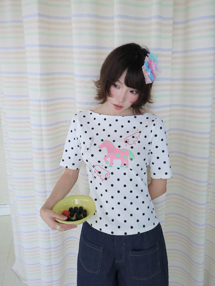 LuckyHorse Silver Stamped Boat Top【s0000018680】