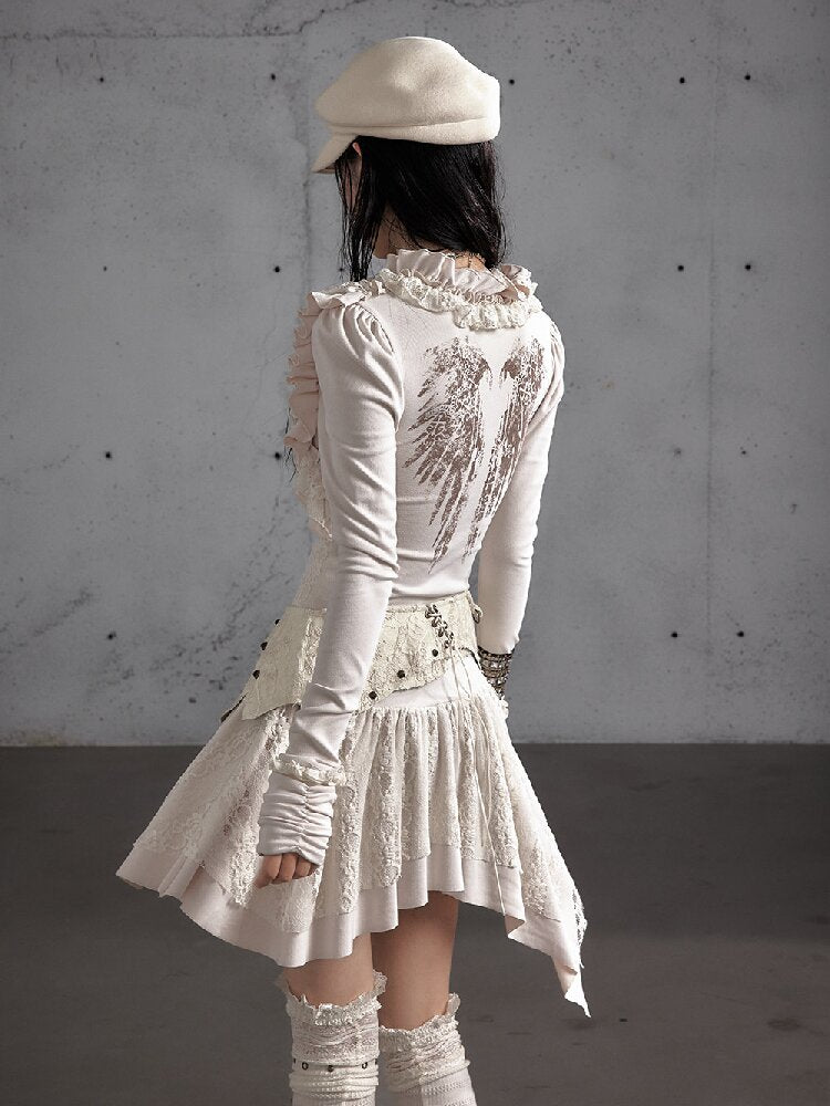 Punk Print Stretch Knit Dress【s0000019153】