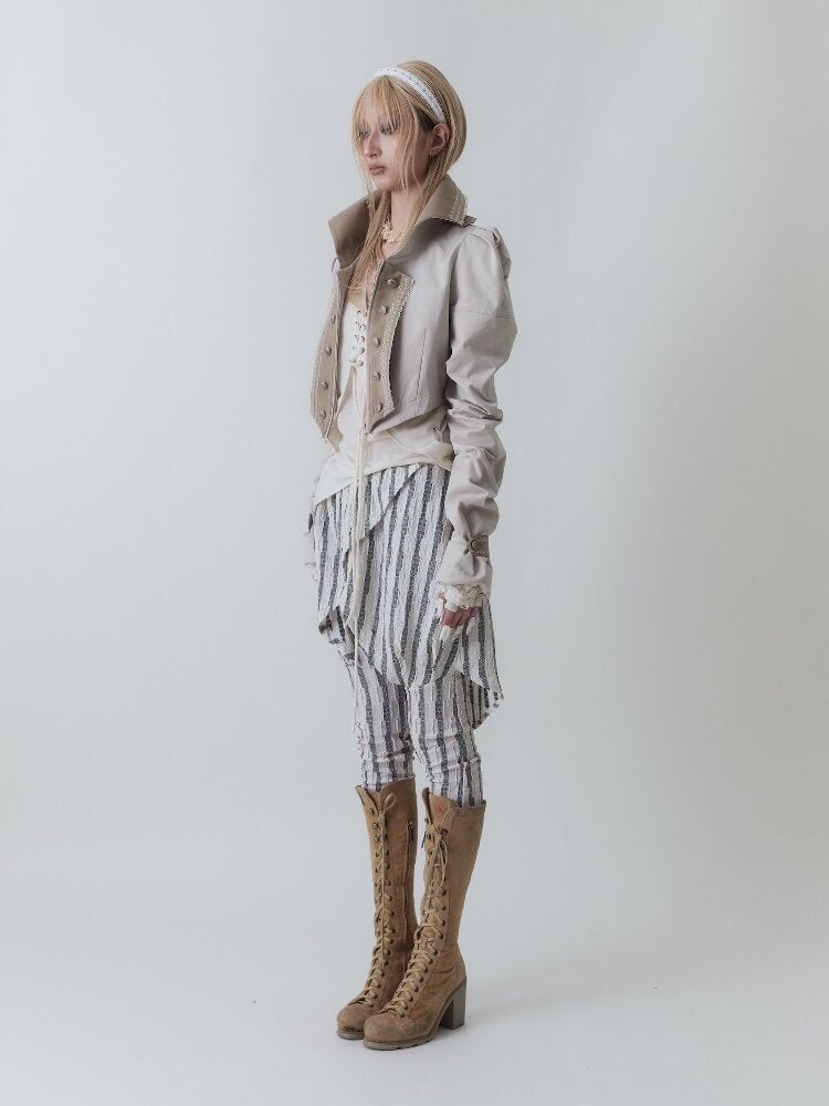 Aristocrat Striped Leggings【s0000017972】
