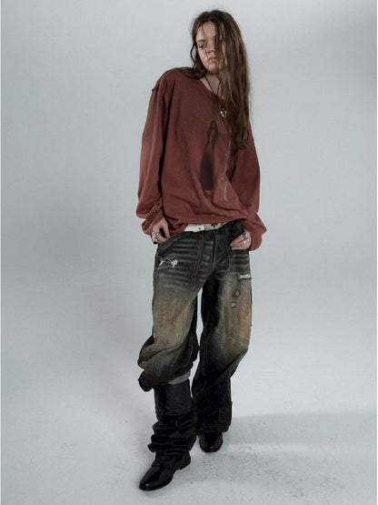 Basic Round Neck Long Sleeve T-Shirt【s0000011265】