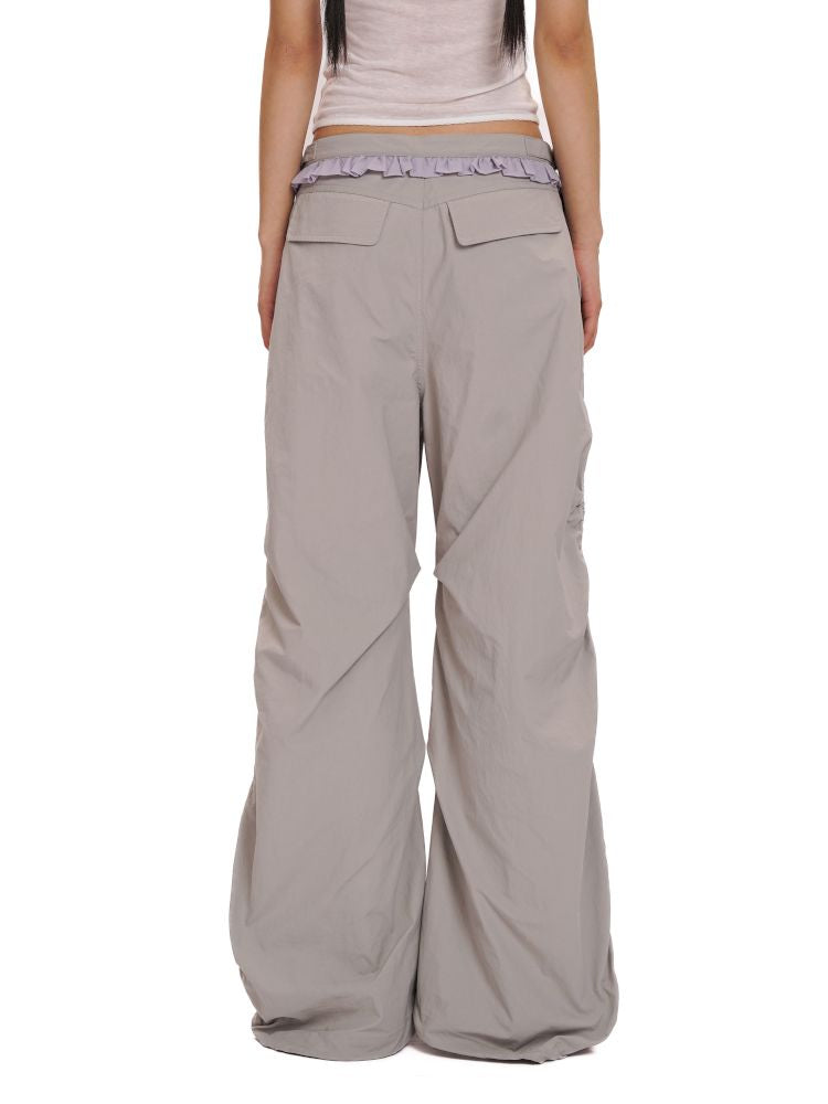 Natural Pleated Leisure Pants Sweat Suit【s0000012519】