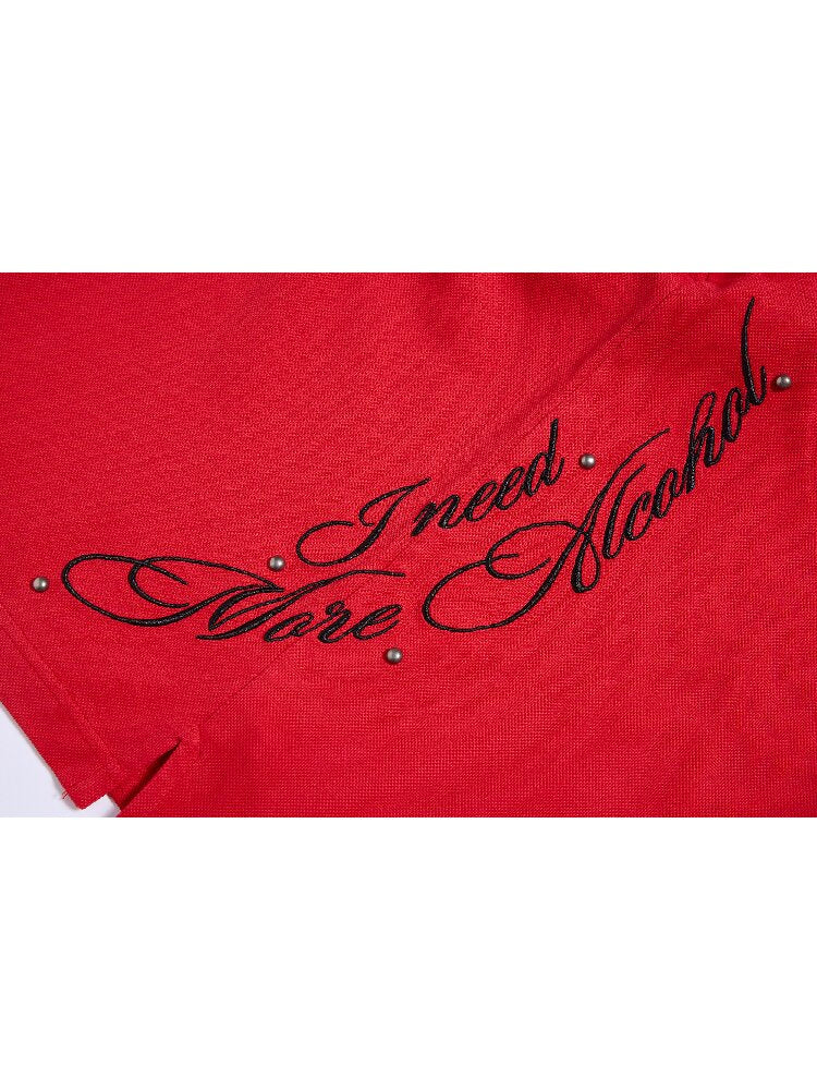 Blazing Soul Embroidered Polo Shirt【s0000016960】