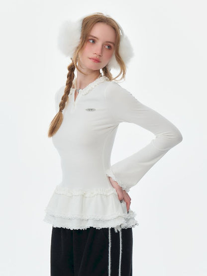 Slim Thin Knitted Bottom Shirt【s0000011490】