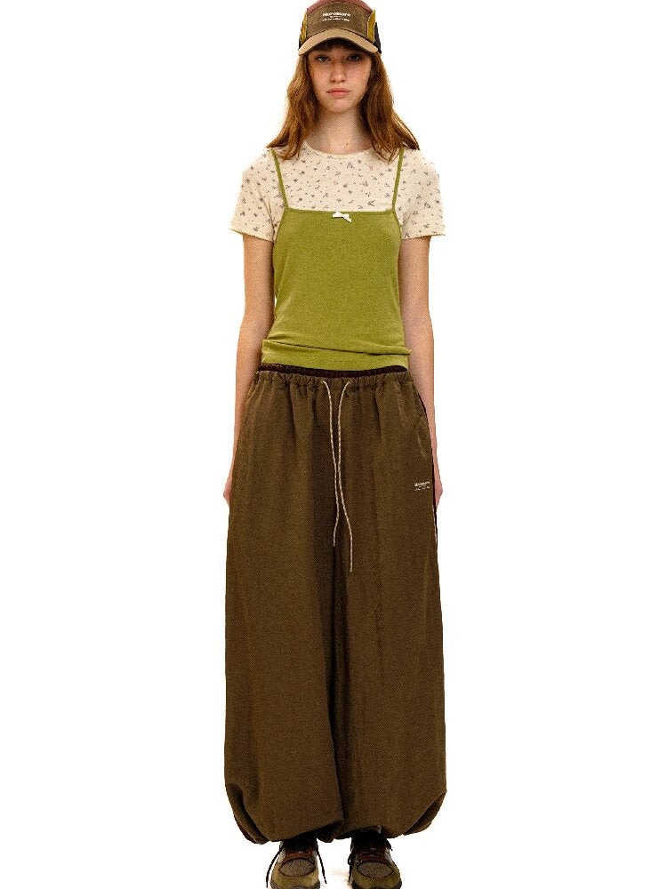 Tencel Wool Bow Strap Basic Top【s0000017924】