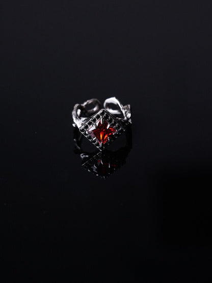 Niche Dark Punk s925 Silver Ring【s0000018830】