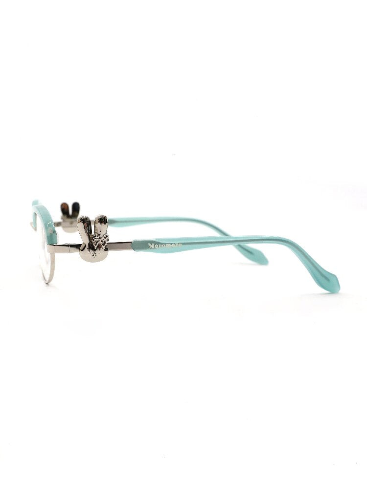 Metal Bow Rabbit Half Frame Glasses【s0000017440】