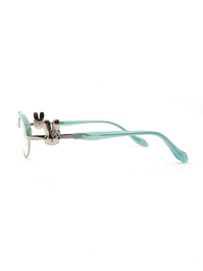 Metal Bow Rabbit Half Frame Glasses【s0000017440】