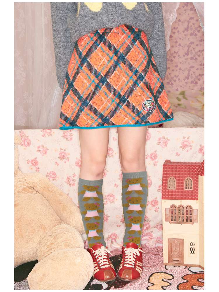 Bear Plush-Style Knit Socks【s0000014513】