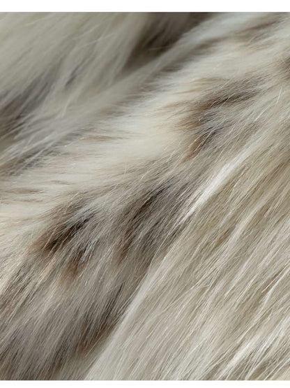 Eco-Friendly Faux Fur Coat【s0000014479】