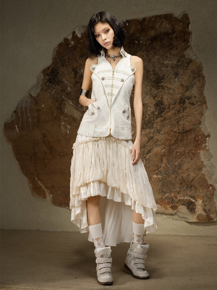 Irregular High Waisted Bandeau Skirt【s0000016929】