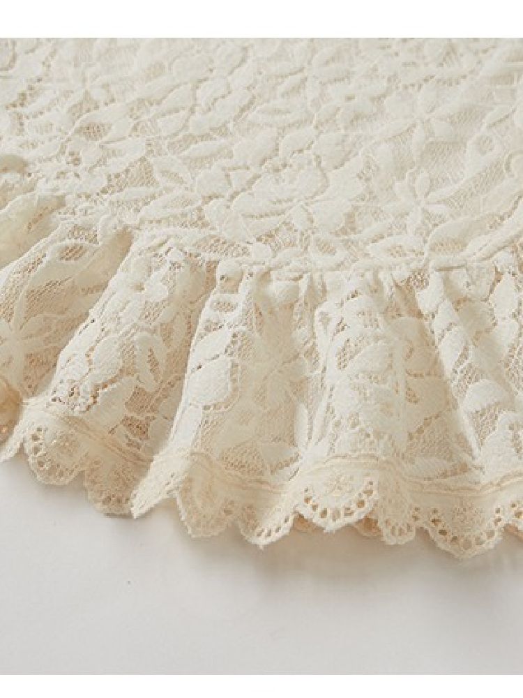 Lace Embroidered Halter French Suit Dresses【s0000005280】