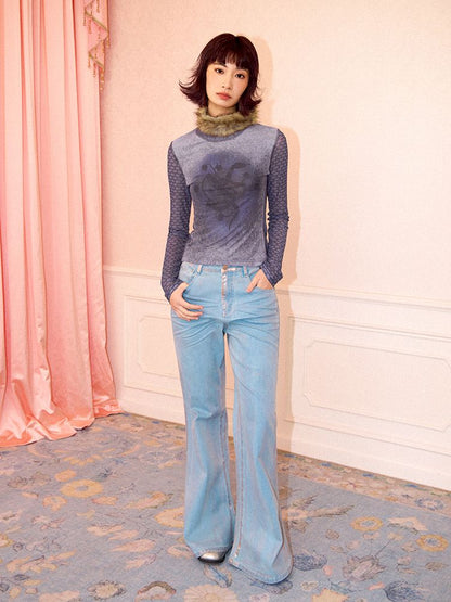 rayed Microblend Denim Trousers【s0000011639】