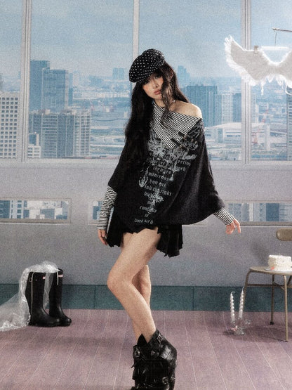 Pleated Irregular A-Line Skirt【s0000016271】