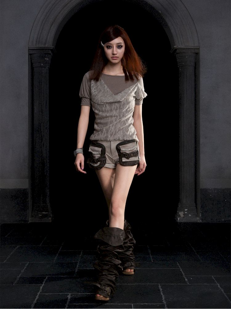 Multi-pocket low-rise shorts【s0000012307】