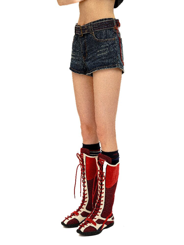 Vintage Bamboo Pleated Jeans【s0000016139】