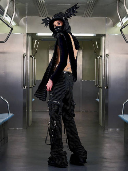 Angel Wings Face-Covering Hooded Scarf【s0000014417】