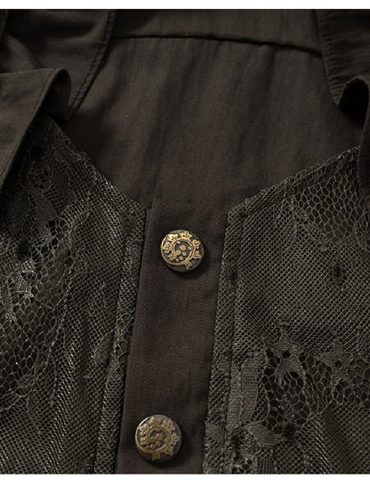 Medieval Heavy Work Lace Shirt【s0000017985】