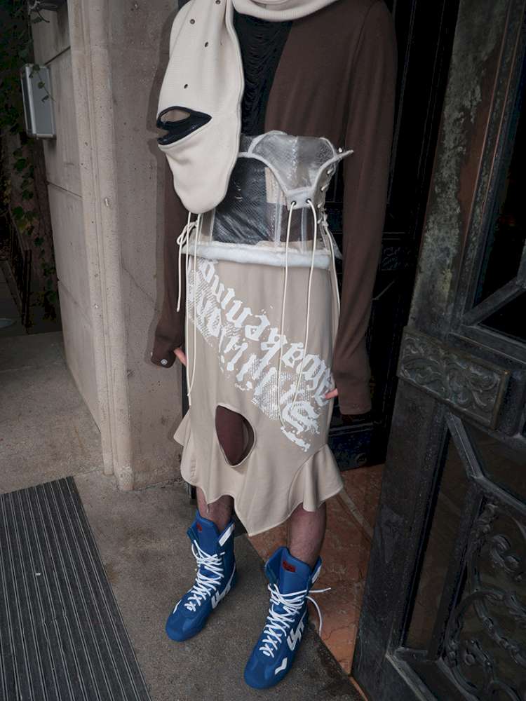 Printed Bondage Transforming Dress【s0000015143】