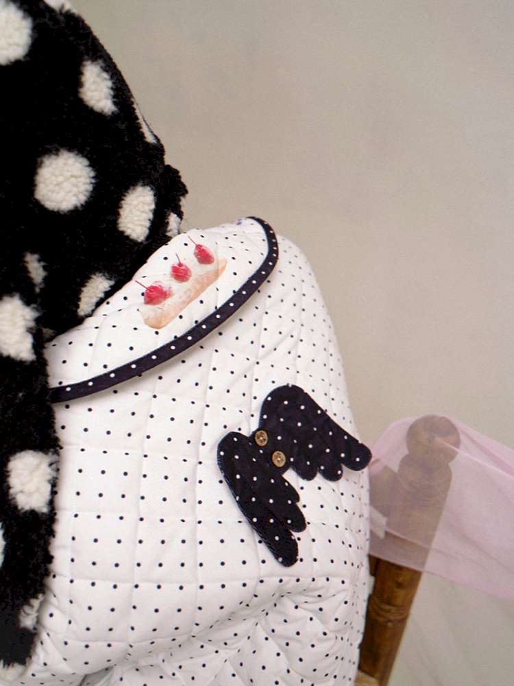 Notebook-Style Printed Cat Cotton Coat【s0000014527】