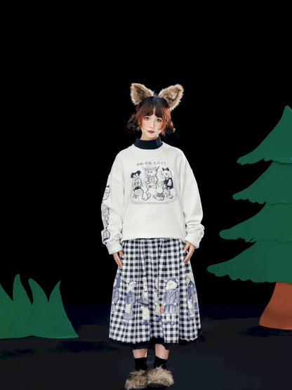 Speckled Casual Print Hoodie【s0000014157】