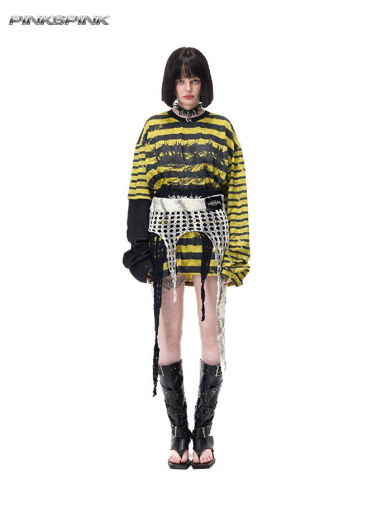 Star Embroidery Knit Mini Skirt【s0000017730】