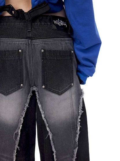 Electric Moon Punk Washed Jeans【s0000015124】