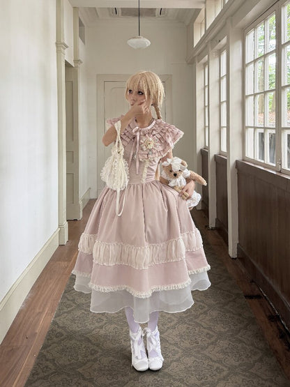 Original Lace Mesh Embroidered Skirt Set【s0000016890】