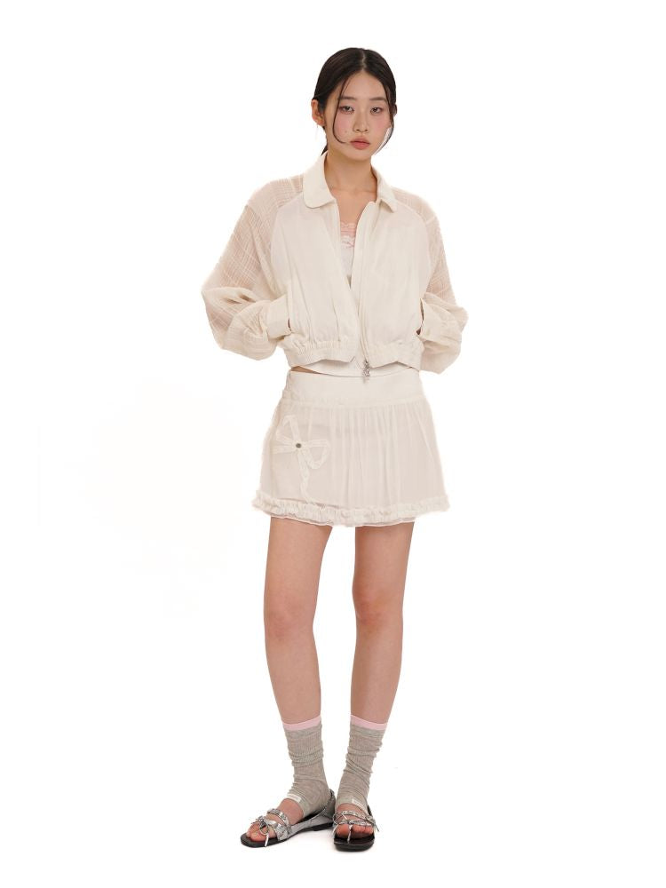 Lightweight bustier short skirt【s0000013453】