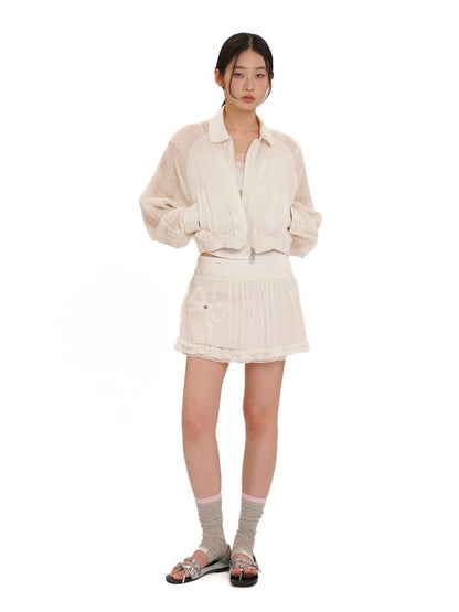 Lightweight bustier short skirt【s0000013453】