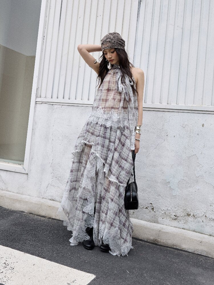 Romantic Irregular Lace Patchwork Dress【s0000016862】