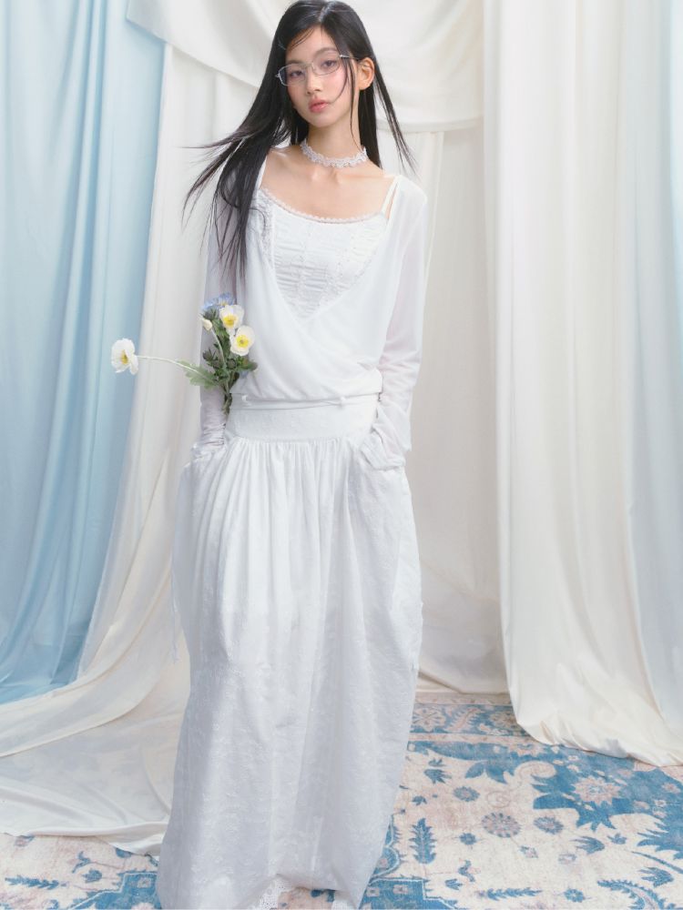 High-Waisted Half-Length Skirt【s0000012154】