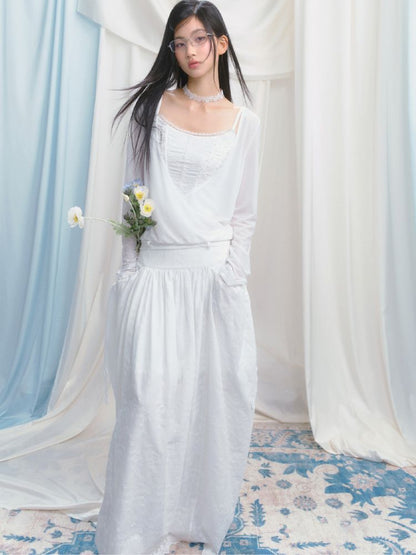 High-Waisted Half-Length Skirt【s0000012154】