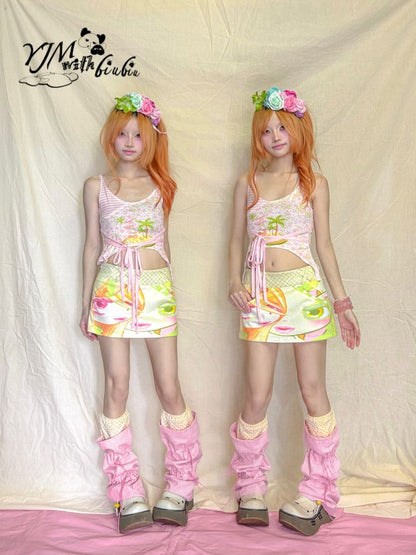 Low Waist Bustier Skirt【s0000013231】