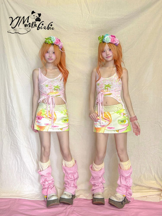 Low Waist Bustier Skirt【s0000013231】