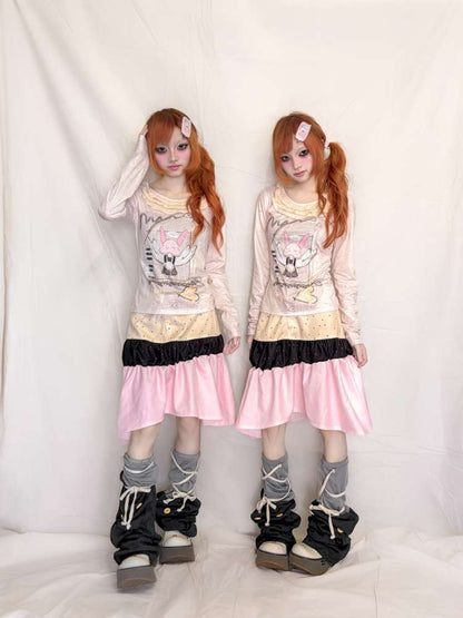 Angel Wings Lace Collar Top【s0000015395】
