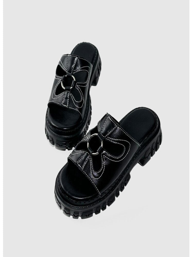 Niche Design Y2K Muffin Slippers【s0000015704】