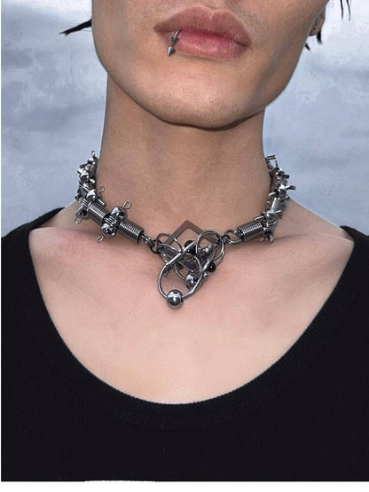 Futuristic Mechanical Punk Choker【s0000018866】