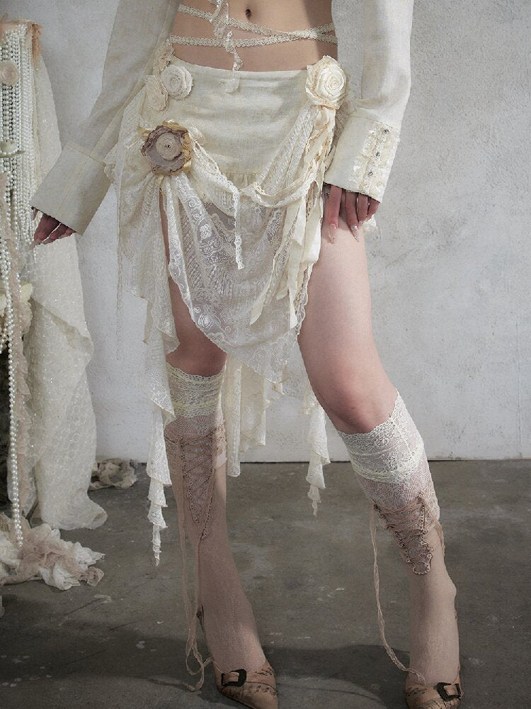 Vintage Court Baroque Mermaid Skirt【s0000017990】