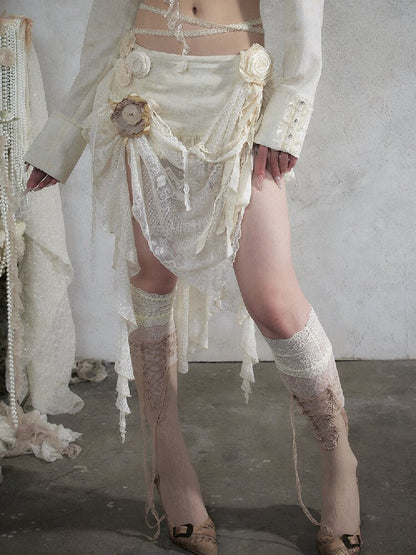 Vintage Court Baroque Mermaid Skirt【s0000017990】