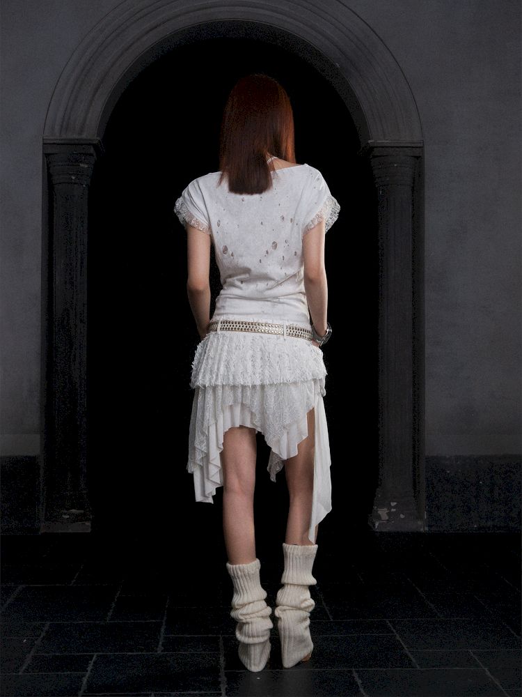 Totem Printed Ultra Short Dress Top【s0000012312】