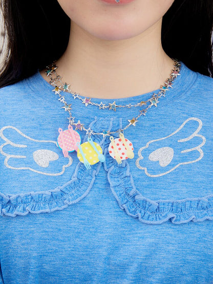 Tableware Star Ring Necklace【s0000015847】