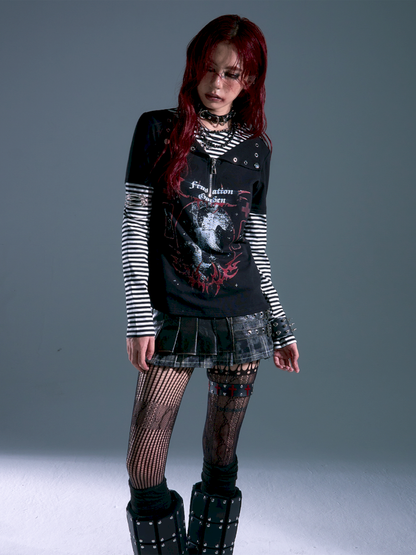 Casual Long-Sleeve T-Shirt【s0000013914】