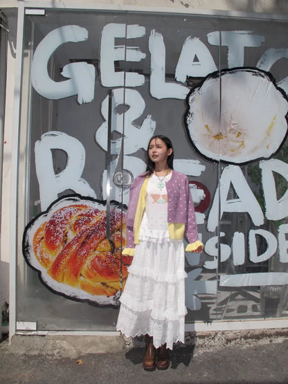 Fake Two-Piece Cardigan Sweater【s0000014169】