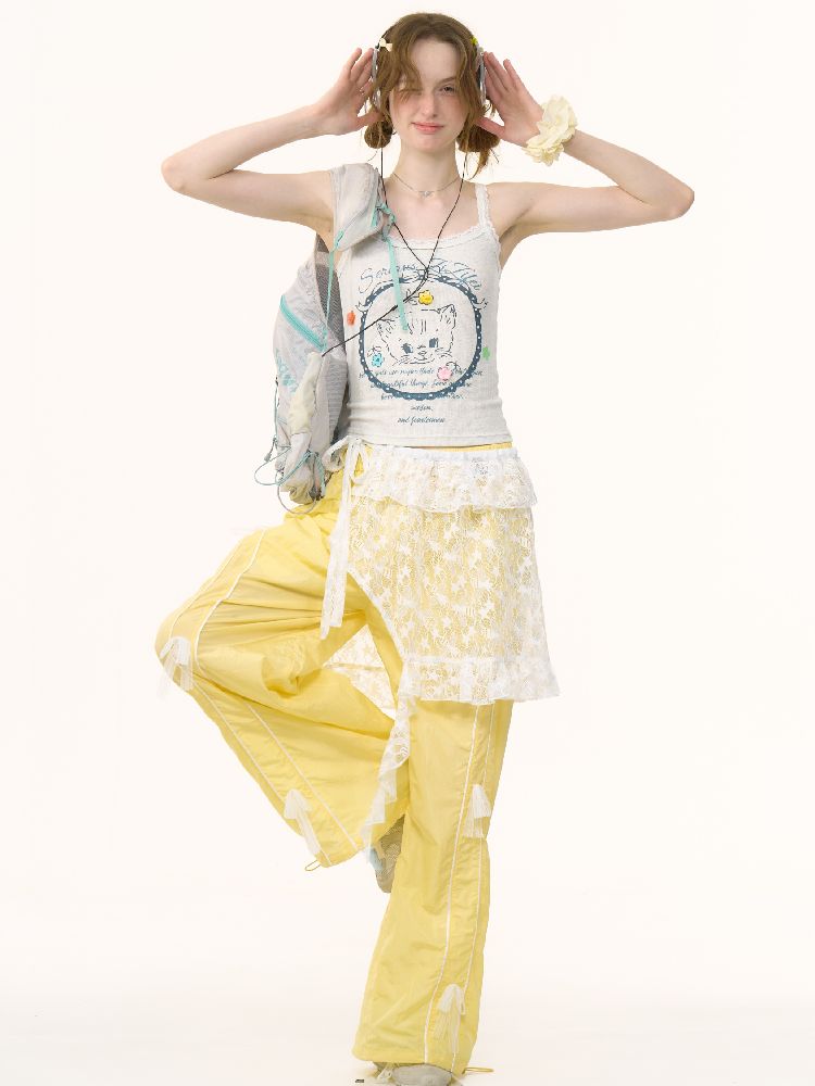 Lace Irregular Hem One Piece【s0000012227】